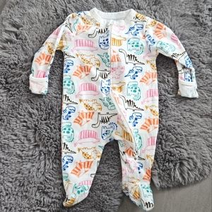 Old Navy - 100% Cotton Footies Dino Print